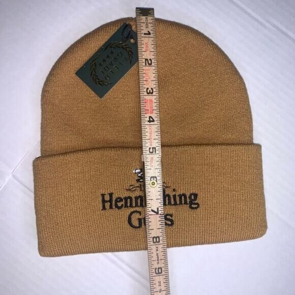 FIELD GRADE Hennything Goes Beanie. Wheat - Picture 4 of 11